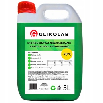 KONCENTRAT GLIKOL PROPYLENOWY solarny -70°C 5L