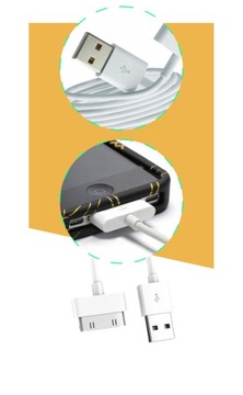 УЛУЧШЕННЫЙ 30-КОНТАКТНЫЙ USB-КАБЕЛЬ ДЛЯ ЗАРЯДКИ IPHONE IPOD IPAD 1 M