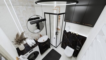 3D Дизайн интерьера - Ванная комната - Кухня - Гостиная Viskastudio.pl