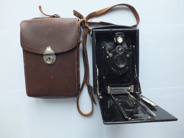 Aparat Zeca + Rodenstock Munchen Trinar-Anastigmat 13.5 cm 1:6.3