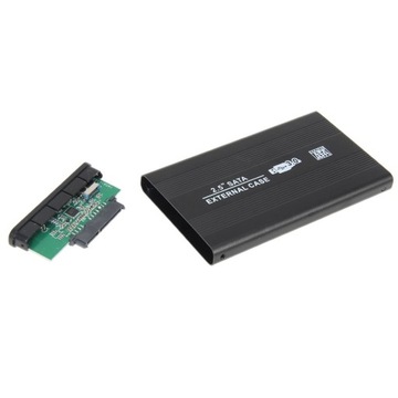 OBUDOWA DYSKU HDD 2,5 ALU USB 3.0 SATA ETUI KABEL