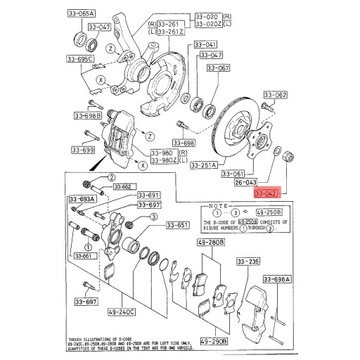 ГАЙКА СТУПИЦЫ MAZDA