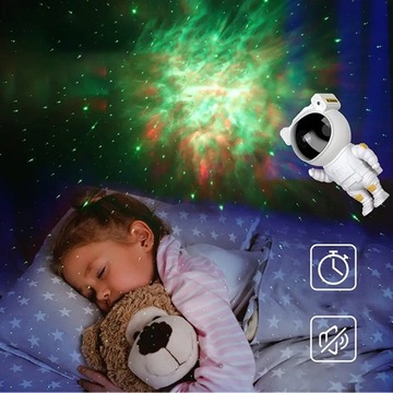 Lampka nocna projektora LED Starry Sky Astronauta Galaxy Astronaut
