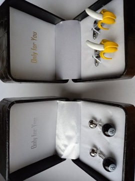 Spinki do mankietów koszul Karty do Gry Cztery Asy