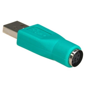 AK-AD-14 ADAPTER PS/2 F -USB 2.0 M PRZEJŚCIÓWKA