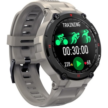 Умные часы GRAVITY GT7-4 GREY Мужские ЧСС СОН ПОГОДА ЗВОНКИ OXYGEN BT
