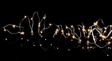 СВЕТОДИОДНЫЕ ЛАМПЫ НА ПРОВОДЕ 100 СВЕТОДИОДОВ ТЕПЛЫЕ БЕЛЫЕ лампы на батарейках