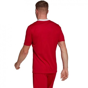 ADIDAS Koszulka Męska T-Shirt ENTRADA 22 Sportowa Logo Czerwona r.XL