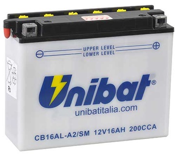 AKUMULATOR UNIBAT CB16AL-A2 16Ah VIRAGO XV 700