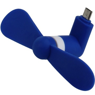 ВЕНТИЛЯТОР MICRO USB ДЛЯ ТЕЛЕФОНА ВЕНТИЛЯТОР POWERBAN СИНИЙ