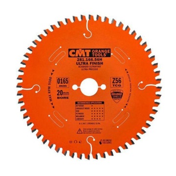 CMT PIŁA DO LAMINATU I PŁYTY WIÓROWEJ D165 Z56 K/P