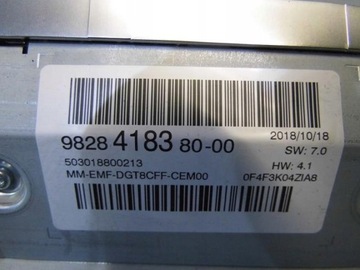 DISPLEJ NAVIGACE PEUGEOT 5008 II