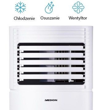 ПОРТАТИВНЫЙ КОНДИЦИОНЕР MD37020 25M2 7000BTU 2,1 кВт КОМПЛЕКТ ОСУШИТЕЛЯ + ДИСТАНЦИОННОЕ УПРАВЛЕНИЕ