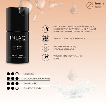 INLAQ Hybrid Base HARD BASE BASE COAT 6 мл