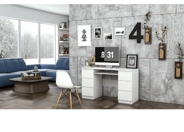 Куба белый письменный стол