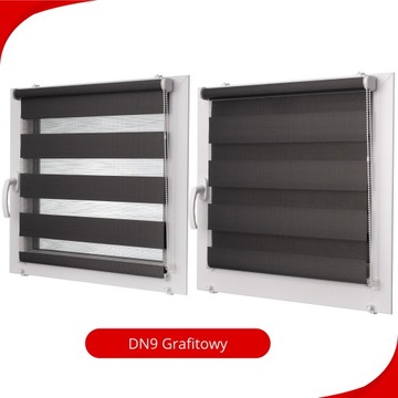 ROLETA DZIEŃ NOC 78x150 cm Rolety Wewnętrzne na Wymiar Voppi Różne Kolory