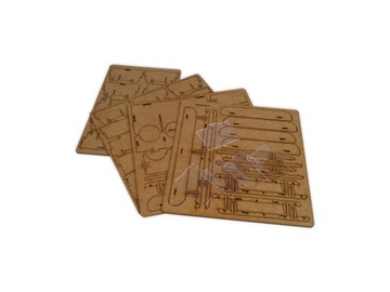 Деревянная вставка E-Raptor для игры Take the Train