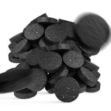 Заглушки пенопластовые 67мм Дюбели теплоизоляционные Графитовые диски 100шт