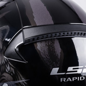 LS2 INTEGRAL MOTORBIKE HELMET ECE 22.06 FF353 RAPID II CLAW BLACK S