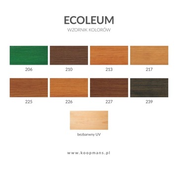 Koopmans Ecoleum Пропитка для дерева 2,5л Бесцветный