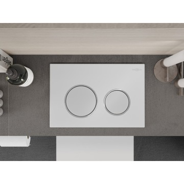 MEXEN FENIX 07 XS PRZYCISK DO STELAŻA WC BIAŁY MATOWY