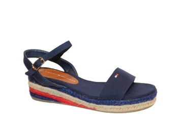 SANDAŁY TOMMY HILFIGER T3A7-32778 BLUE R. 38