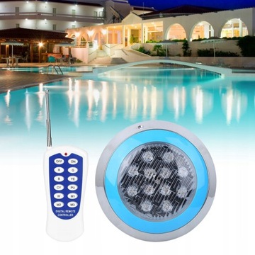 LAMPA DO BASENU BASENOWA 12LED Z PILOTEM 12W