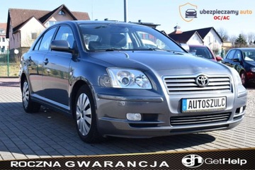 Toyota Avensis II Sedan 1.8 VVT-i 129KM 2005 Toyota Avensis 1.8 Benzyna, Limuzyna, Sprowadz...