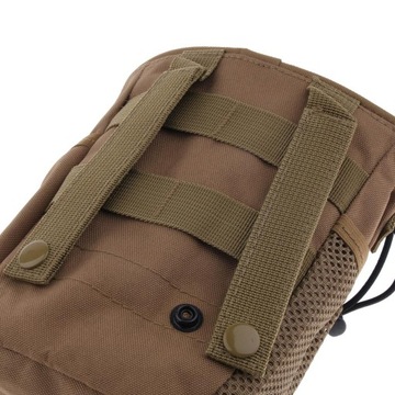 Дорожная сумка на шнурке для кемпинга и пешего туризма, чехол для мусора, коричневый