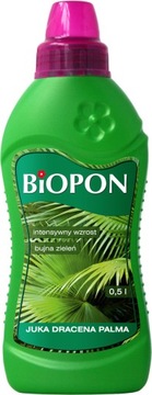 BIOPON NAWÓZ PŁYNNY DO JUKI DRACENY PALMY 500ml - Idealny dla Twoich roślin