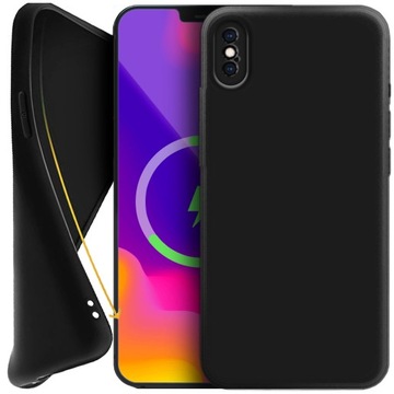 ETUI CASE do Apple iPhone X / XS SILIKONOWE MATOWE SLIM