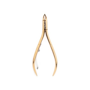 Aba Group Cążki do skórek premium - jednosprężynowe, złote, 4mm