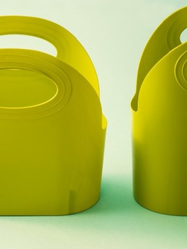 Корзина маленькая для покупок MINI Flexibag 4,5л, горошек