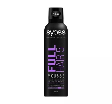 SYOSS FULL HAIR 5 PIANKA DO WŁOSÓW 250ML