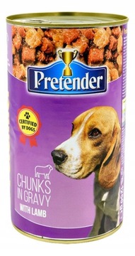 Корм для собак PRETENDER 1250г, 44% мясо ягненка
