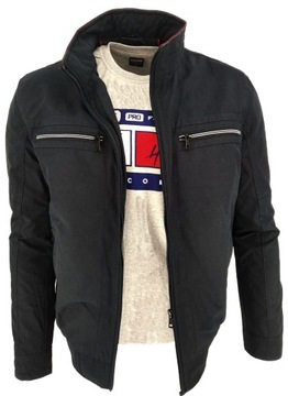 KURTKA MĘSKA GŁADKA ZE ŚCIĄGACZEM PRZEJŚCIOWA BAWEŁNIANA 2348 XXL 2XL