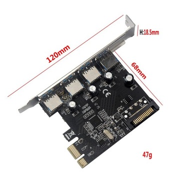 USB, 4-портовый адаптер USB 3.0 — PCI