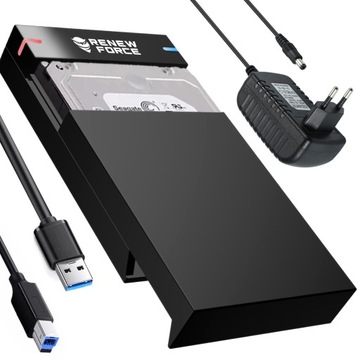 Корпус концентратора FORCE с отсеком для жесткого диска SSD 3,5 дюйма SATA I II USB 3.0 10 ТБ