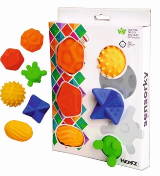HENCZ TOYS PIŁECZKI SENSORYCZNE 6 SZT SENSORKY
