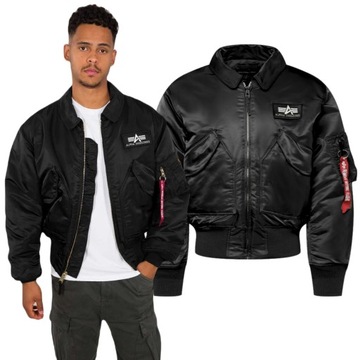 Kurtka Alpha Industries CWU-45 100102 03 Czarna 5XL