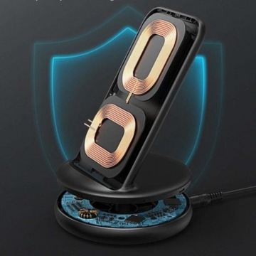 Индуктивное зарядное устройство Anker PowerWave II Stand 15 Вт