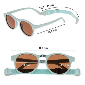 ДЕТСКИЕ СОЛНЦЕЗАЩИТНЫЕ ОЧКИ UV400 DOOKY 6М+