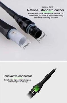 Комплект из 5 светящихся гибких антенн + 5 аккумуляторов