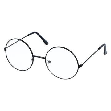 okrągłe Okulary męskie zerówki lenonki vintage