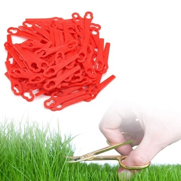 100SZT PLASTIKOWE OSTRZE DO KOSIARKA FRT18A FRT18A1