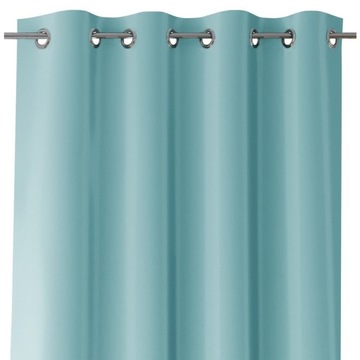 AmeliaHome Zasłona okienna OXFORD BLUE 140x250