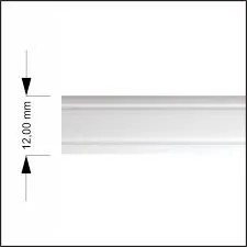 Уплотнитель клина, декоративная лента, резиновые полоски, 12мм, белый, прицеп для кемперов