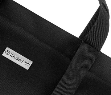 ZAGATTO Shopperka torebka damska duża torba czarna pojemna torebka shopper