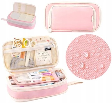 БОЛЬШАЯ МНОГОФУНКЦИОНАЛЬНАЯ КОРОБКА ДЛЯ КАРАНДА С ТРЕМЯ ОТДЕЛЕНИЯМИ