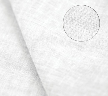 TKANINA MATERIAŁ BAWEŁNA 145G BIAŁA NATURALNA EKO